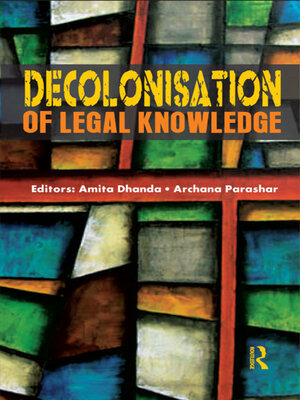 cover image of Decolonisation of Legal Knowledge